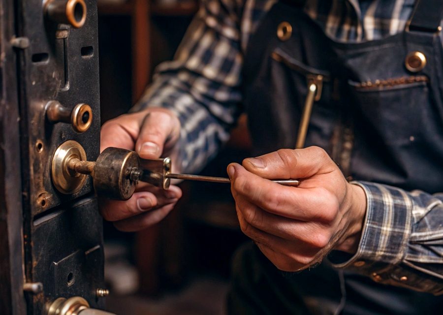 Emergency locksmith service near Belmont